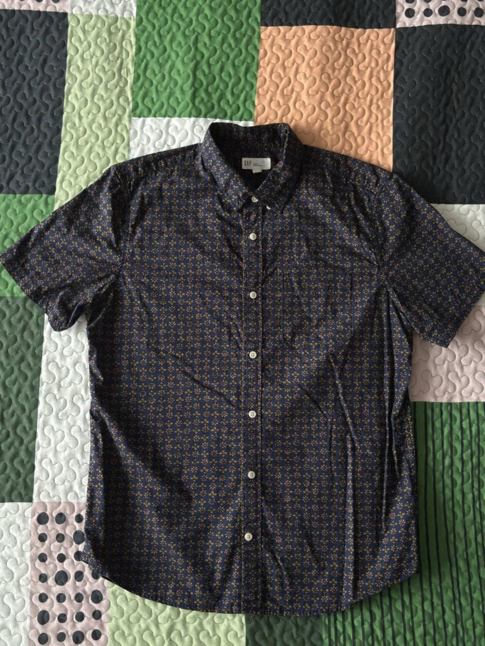 Gap Short Sleeves Polo Shirt For Men - Printed